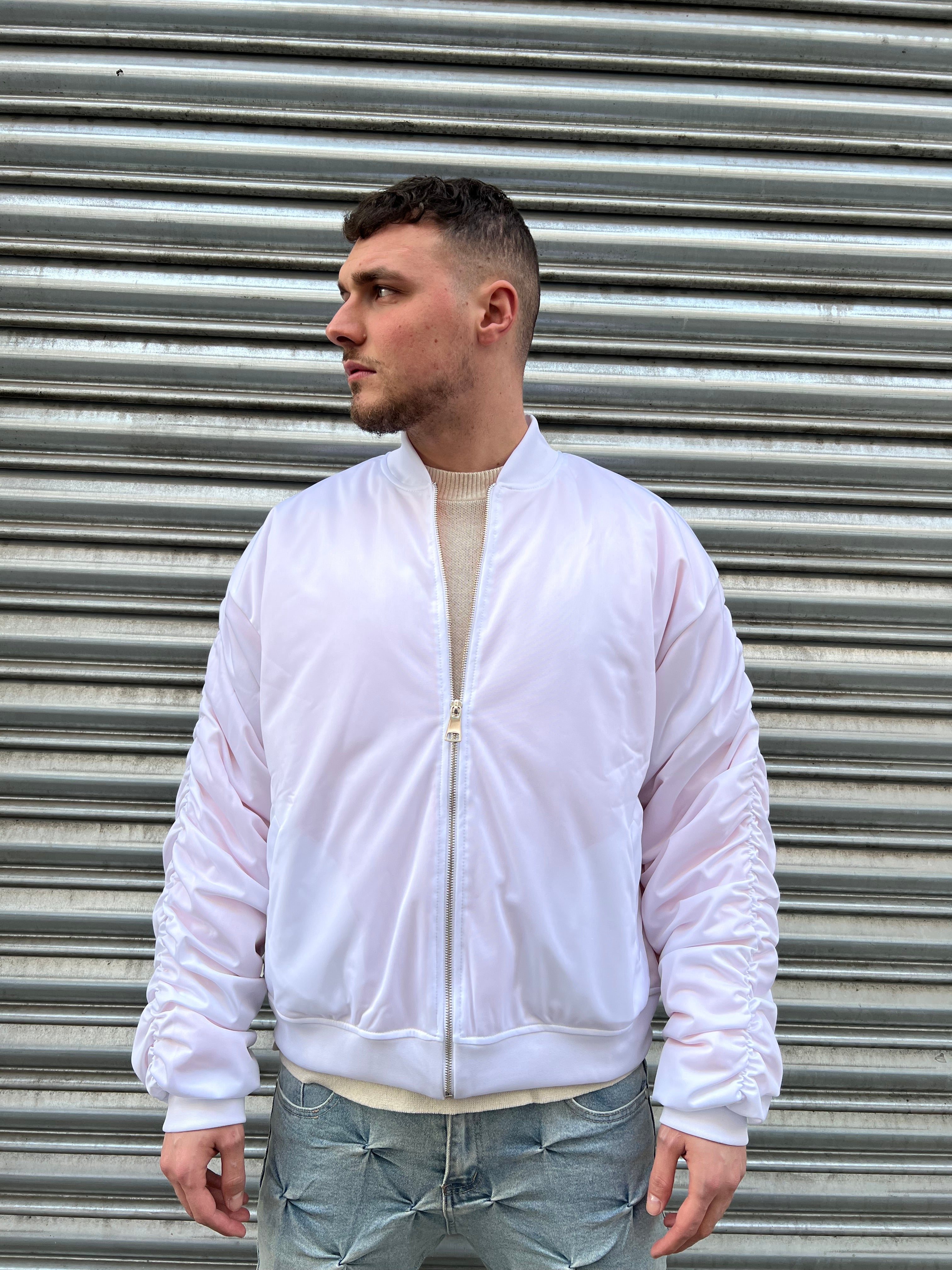 BOMBER DROPPED WHITE