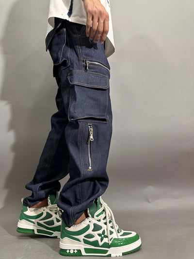 Baggy Denim Zip