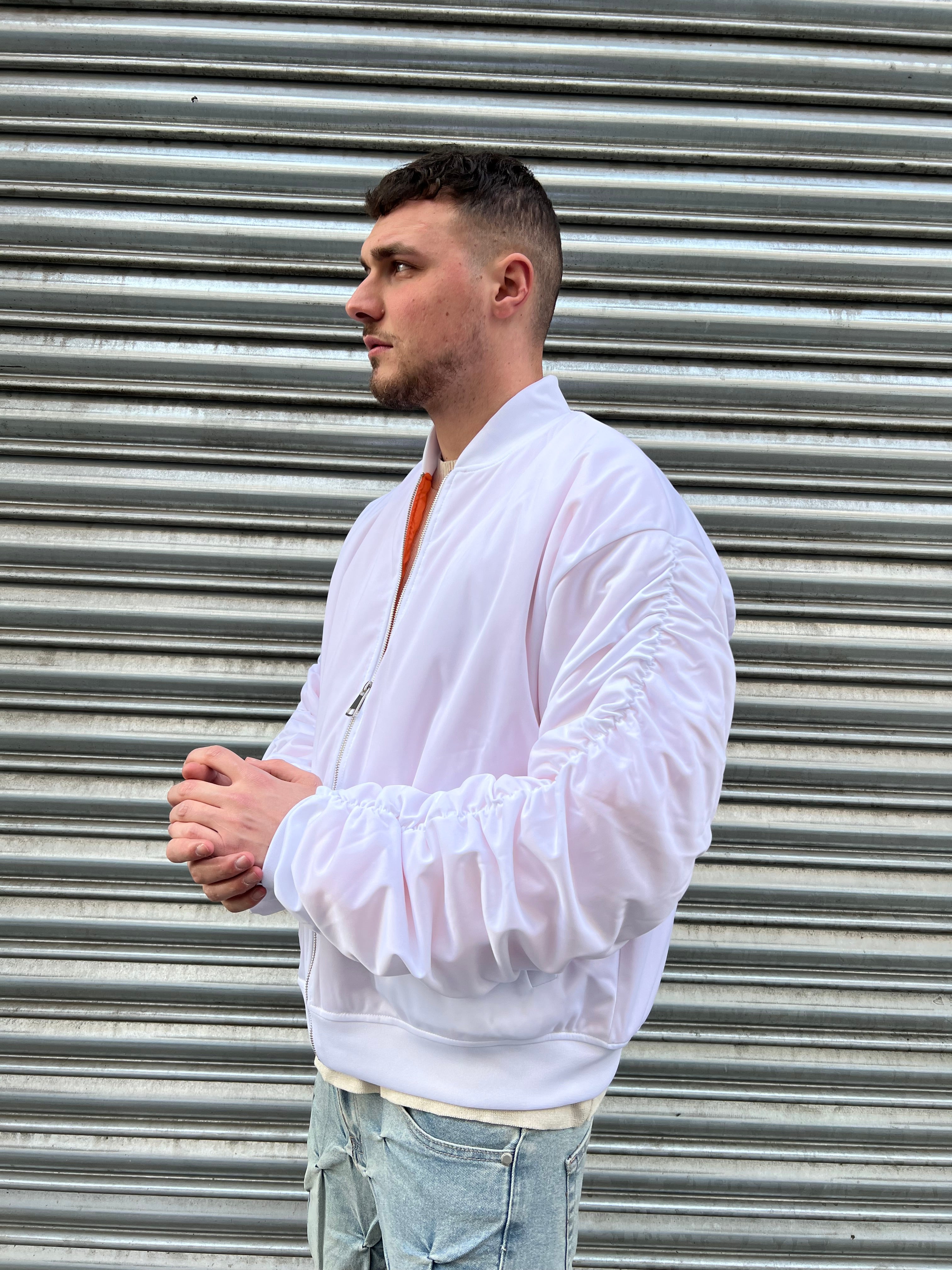 BOMBER DROPPED WHITE