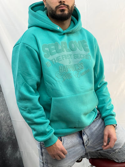 Hoodie SelfLove Turquoise