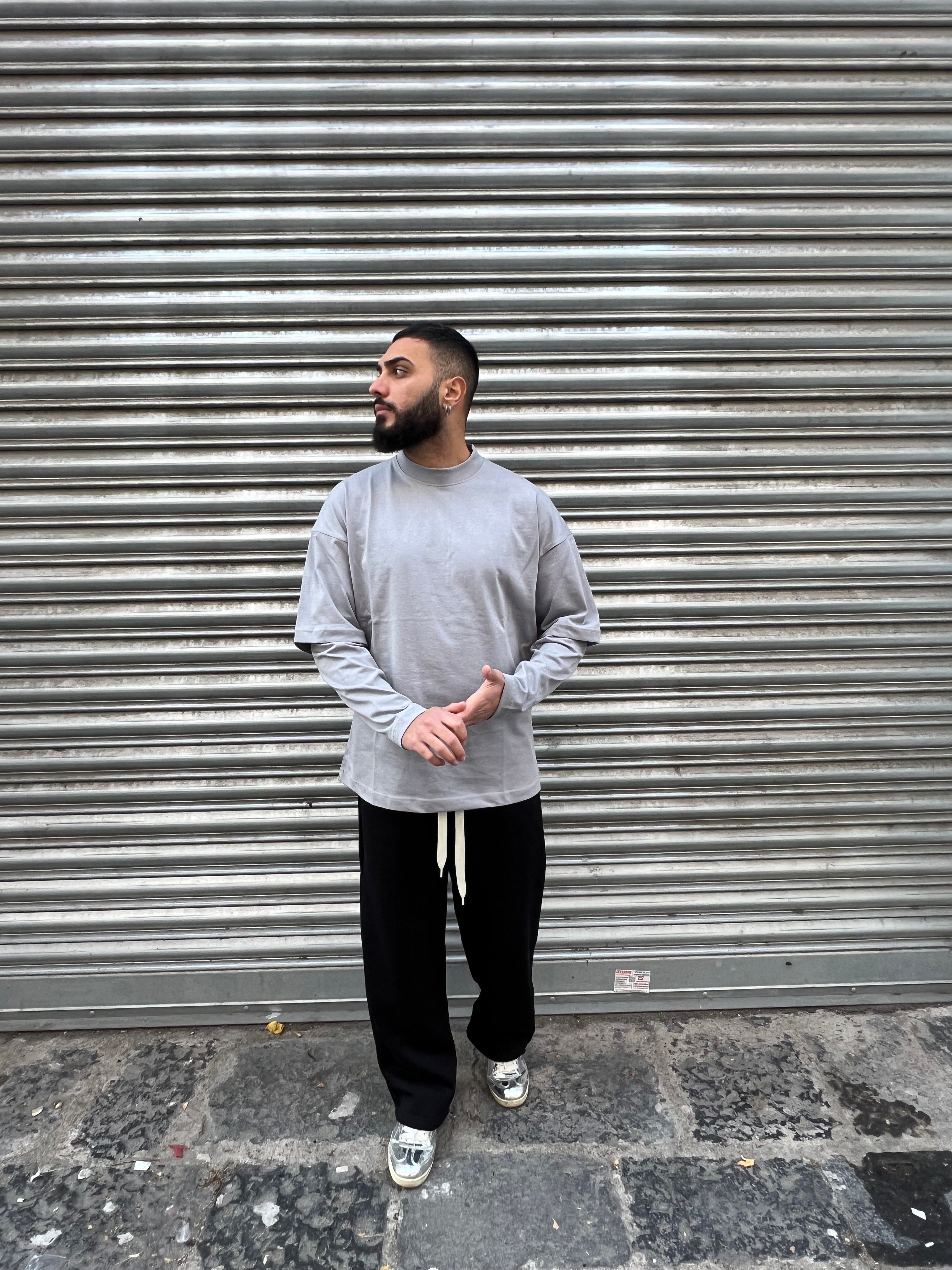 LONGSLEEVE GRIGIO