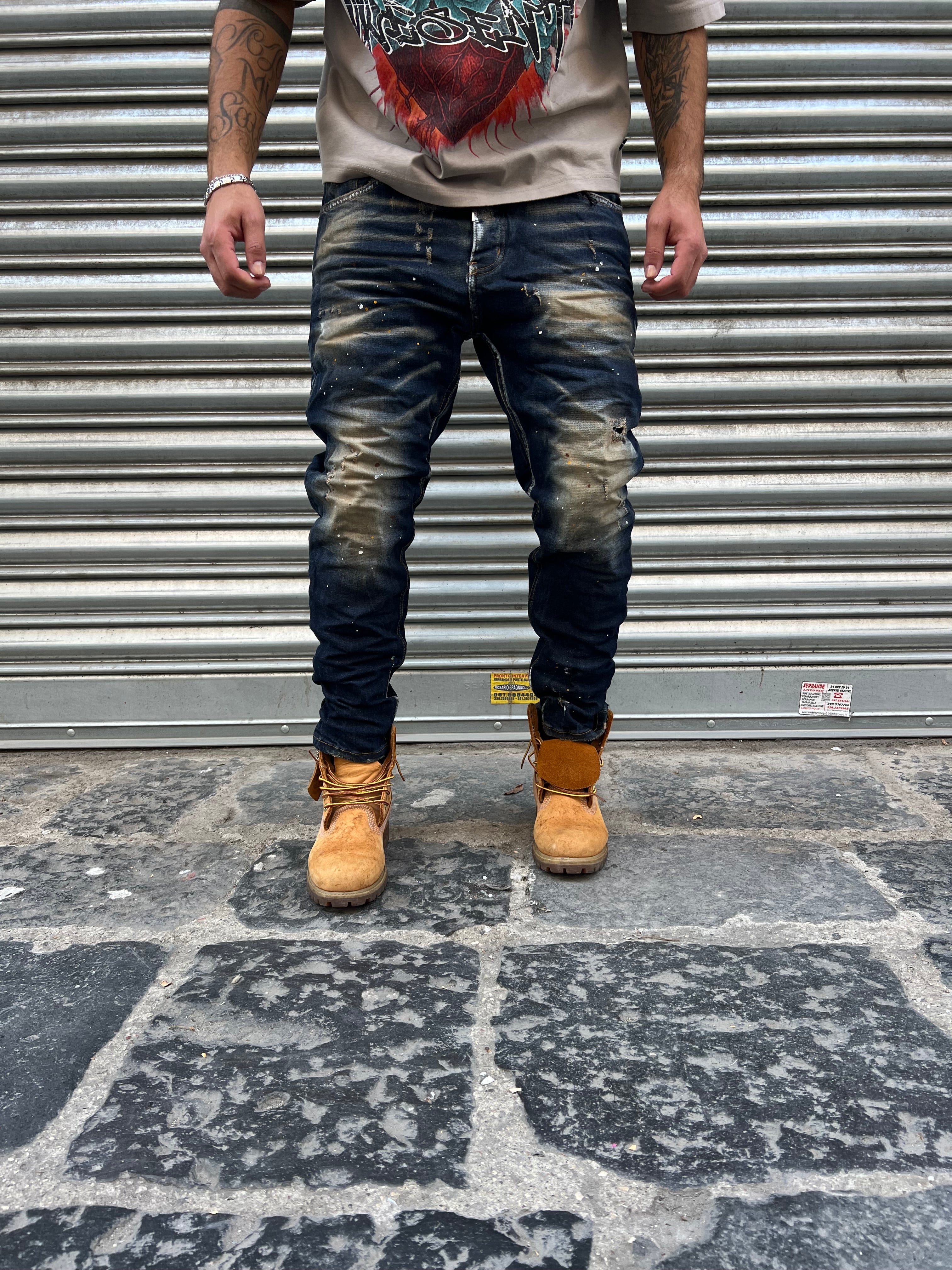 BIKER DROPPED SABBIATO