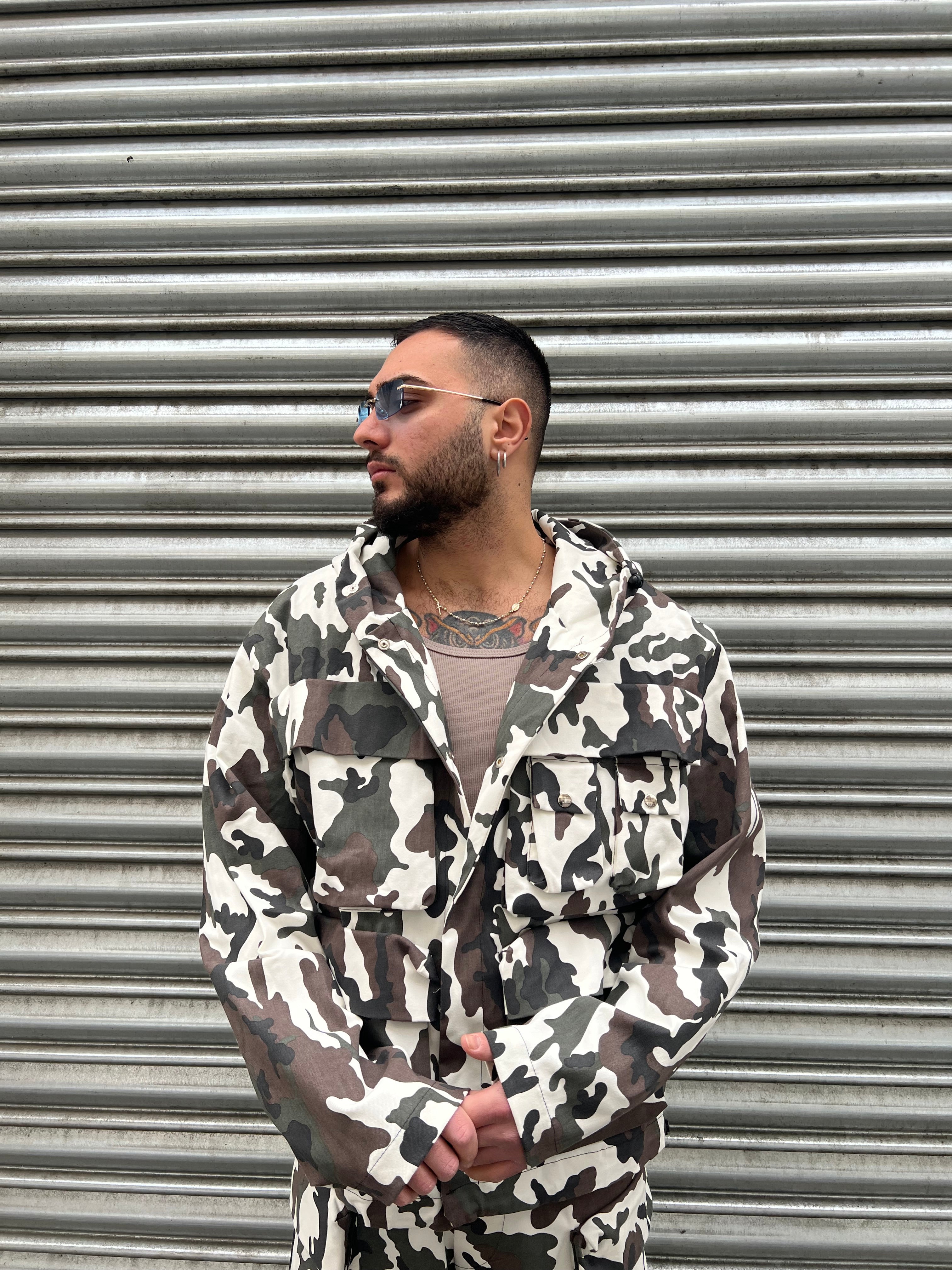 COORDINATO VULCANO MIMETICO